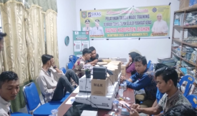 Baznas Asahan Dan BBPVP Gelar Pelatihan Teknisi HP Gratis