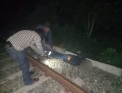 Tukang Botot Tewas Ditabrak Kereta Api Usai Bertengkar Dengan Istrinya