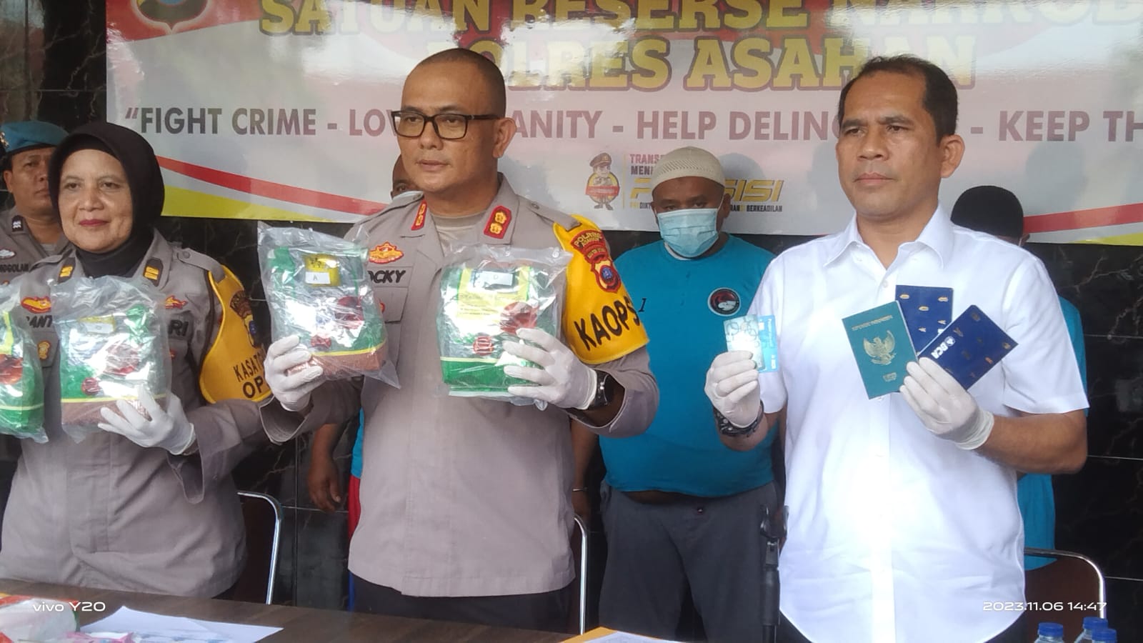 Polres Asahan Ungkap Peredaran Sabu Jaringan Internasional, Tersangka Terancam Hukuman Mati