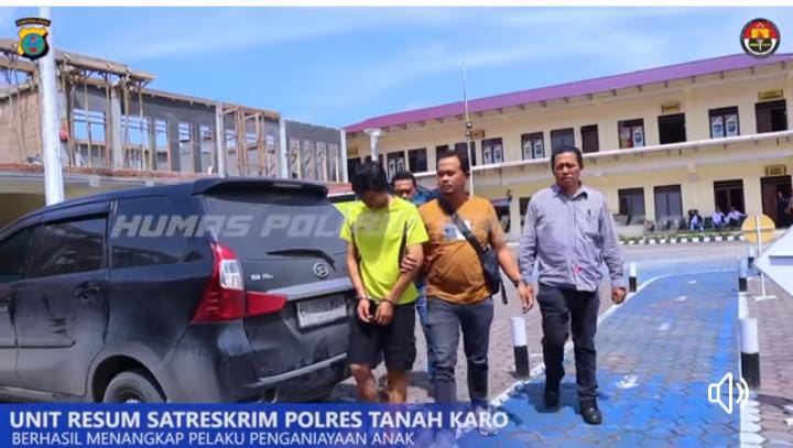 Kasus Kekerasan Anak Berusia 4 Tahun oleh Ayah Kandung, Pelaku Ditangkap Unit PPA Polres Tanah Karo