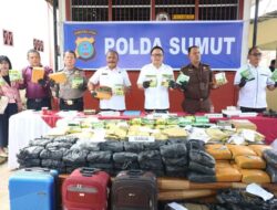 Musnahkan Barang Bukti Narkoba Skala Besar, Polda Sumut Selamatkan Ratusan Ribu Jiwa!