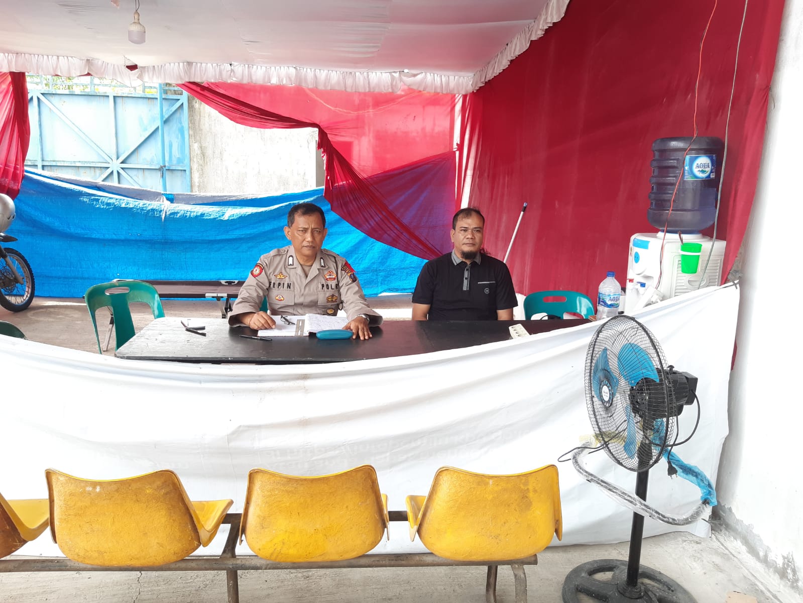 Polisi Amankan Gudang Logistik KPU Dan Kantor Bawaslu Asahan