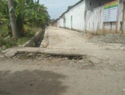 Proyek Pembangunan Jalan Rabat Beton Di Pulau Rakyat Tua Disorot Warga