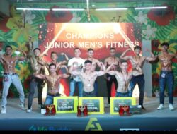 Jery Kachonk Juarai Kejuaraan Body Fitness Imagefit Muscle War Competion 2023 
