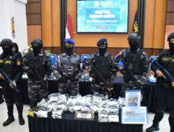 Tim Gabungan TNI AL Gagalkan Penyelundupan 23 Kg Sabu di Perbatasan RI