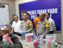 Polres Tanah Karo Berhasil Mengungkap Motif dan Tangkap Pelaku Dugaan Pembunuhan Seorang Wanita di Hotel Aritha