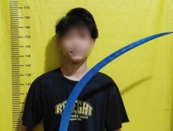 Polisi Amankan Remaja Bawa Sajam, Dua Rekannya Masih Diburu