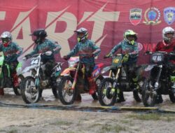 Ratusan Pembalap Ikuti Kejuaraan Motocross Memperebutkan Trofi Dandim Asahan