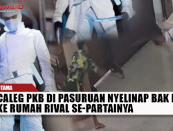 Caleg PKB di Pasuruan Menyelinap Bak NInja ke Rumah Rival Se-Partai