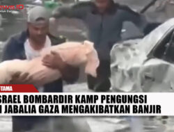 Israel Bombardir Kamp Pengungsi di Jabalia Gaza Mengakibatkan Banjir