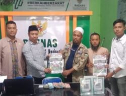Panitia Aksi Solidaritas Asahan Serahkan Bantuan Untuk Palestina Ke Baznas