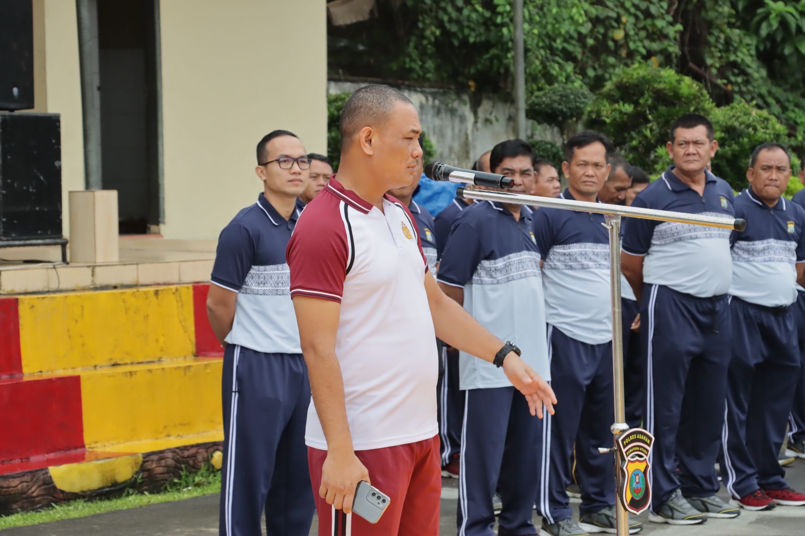 Polres Asahan Gelar Senam Bersama
