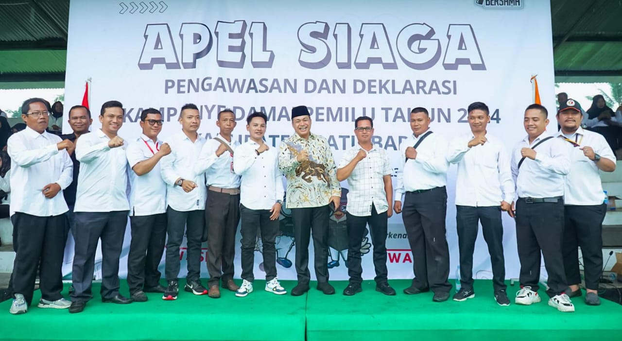 Bupati Batu Bara Hadiri Apel Siaga Pemilu Damai