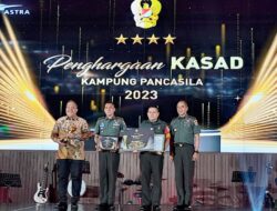 Wabup Asahan Terima Penghargaan Kampung Pancasila 2023