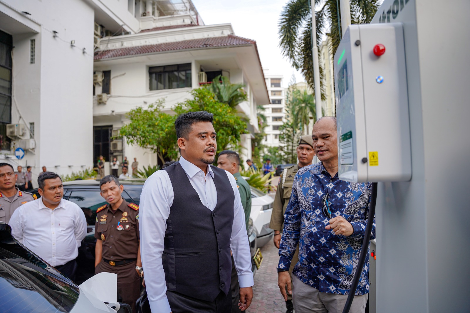 SPKL Di Halaman Balai Kota Medan Diresmikan