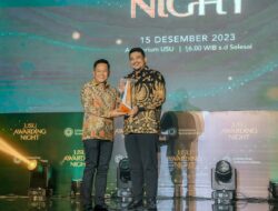 Wali Kota Medan Terima USU Awarding Dan Dinobatkan Sebagai Tokoh Peduli Pendidikan