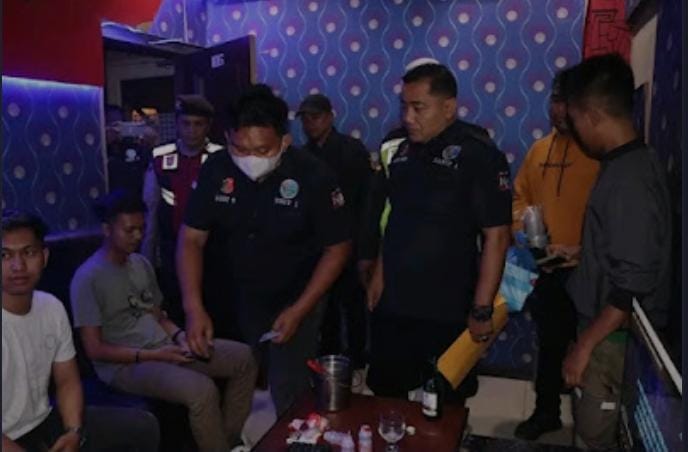 Tim Gabungan Razia Sejumlah THM Di Kisaran