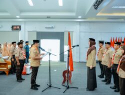 Maya Zahir Dilantik Sebagai Kakwarcab Pramuka Batu Bara