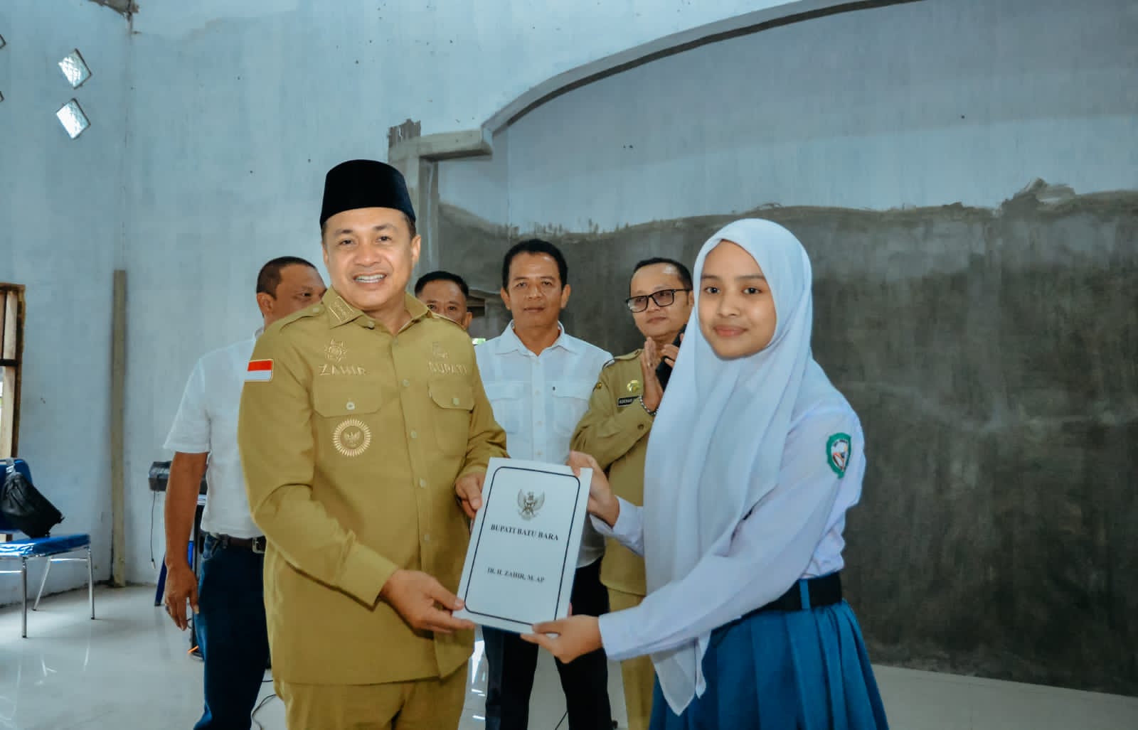 Kunjungi SMA Negeri 1 Sei Suka, Bupati Batu Bara Apresiasi Raissya Chasandi