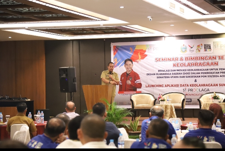 Pj Gubsu Luncurkan Aplikasi Siprolaga