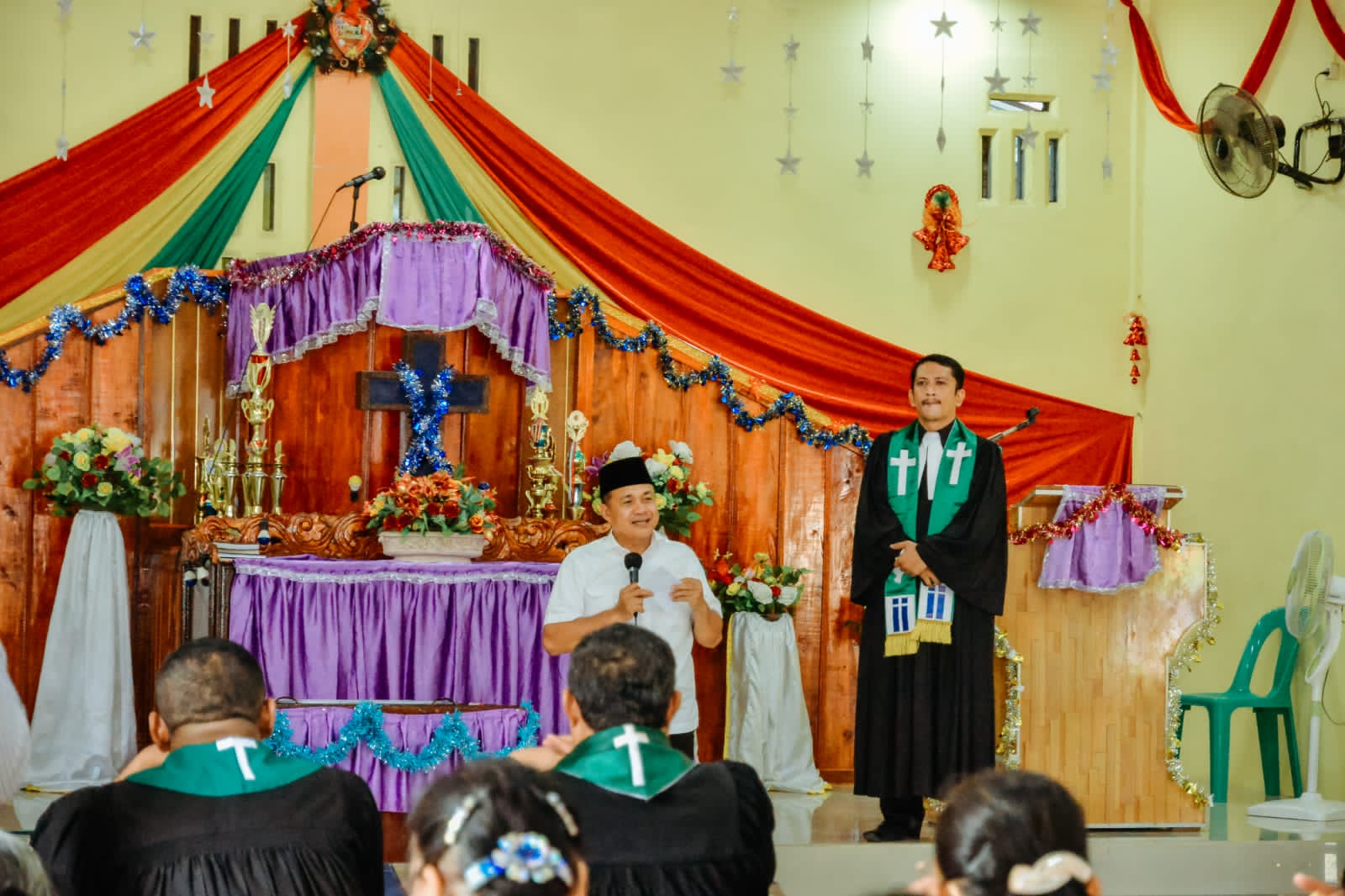 Bupati Batu Bara Resmikan Gereja HKI Simodong