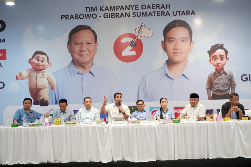 TKD Prabowo-Gibran Sumut Targetkan 60 Persen Suara