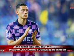 Jay Idzes Segera Jadi WNI, Dijadwalkan Ambil Sumpah 28 Desember
