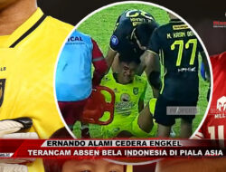 Ernando Alami Cedera Engkel, Terancam Absen Bela Indonesia di Piala Asia