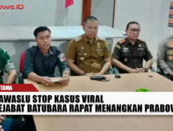 Bawaslu Stop Kasus Viral Pejabat Batubara Rapat Menangkan Prabowo