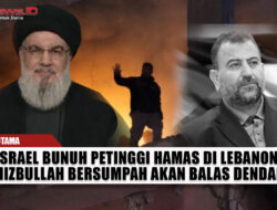 Israel Bunuh Petinggi Hamas di Lebanon, Hizbullah Bersumpah Akan Balas Dendam