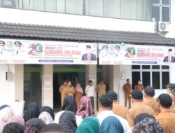 Hari Pertama Kerja Pasca Libur Tahun Baru, Bupati dan Wabup Sergai Lakukan Sidak 