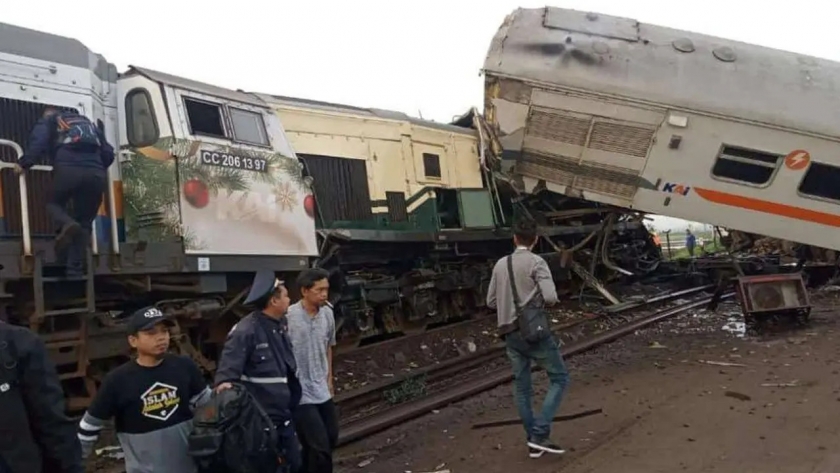 Seluruh Penumpang Dinyatakan Selamat dari Peristiwa Tabrakan Kereta Bandung