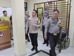 Kapolres Asahan Cek Setiap Ruangan Di Mapolres