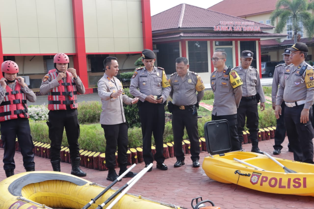 Personel Sat Samapta Polres Asahan Ikuti Pelatihan SAR