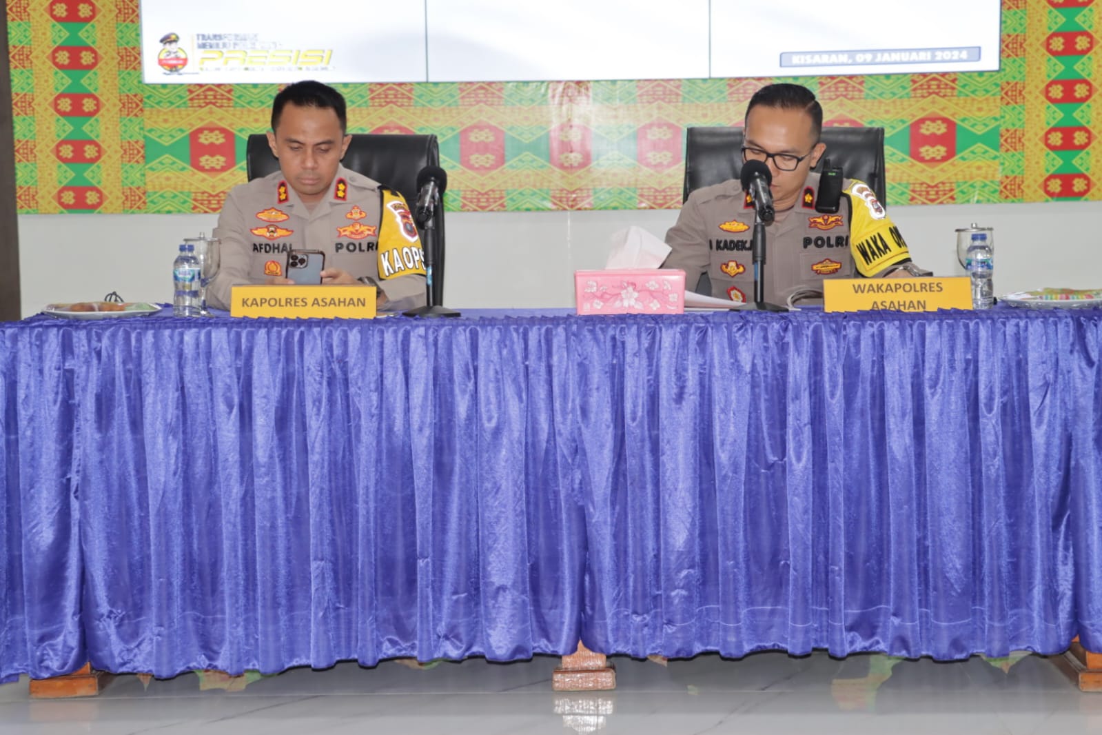 Kapolres Asahan Pimpin Sosialisasi DIPA 2024