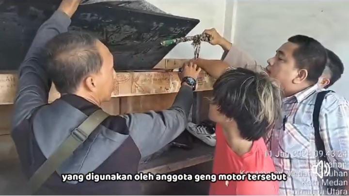 Markas Begal Digerebek Polisi, Sembilan Orang Dinyatakan Polisi Positip Narkoba