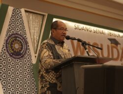 Wabup Asahan Ikuti Sidang Senat Terbuka Wisuda Sarjana