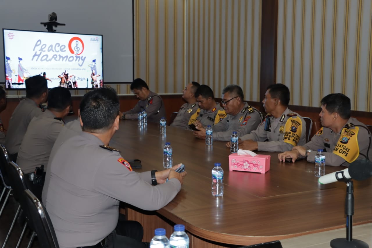 Polres Asahan Gelar Nobar Pameran Lukisan Dan Pentas Musik