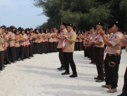 Buka Perkemahan Bersama Pramuka, Wabup Sergai: Solusi Atasi Kenakalan Remaja