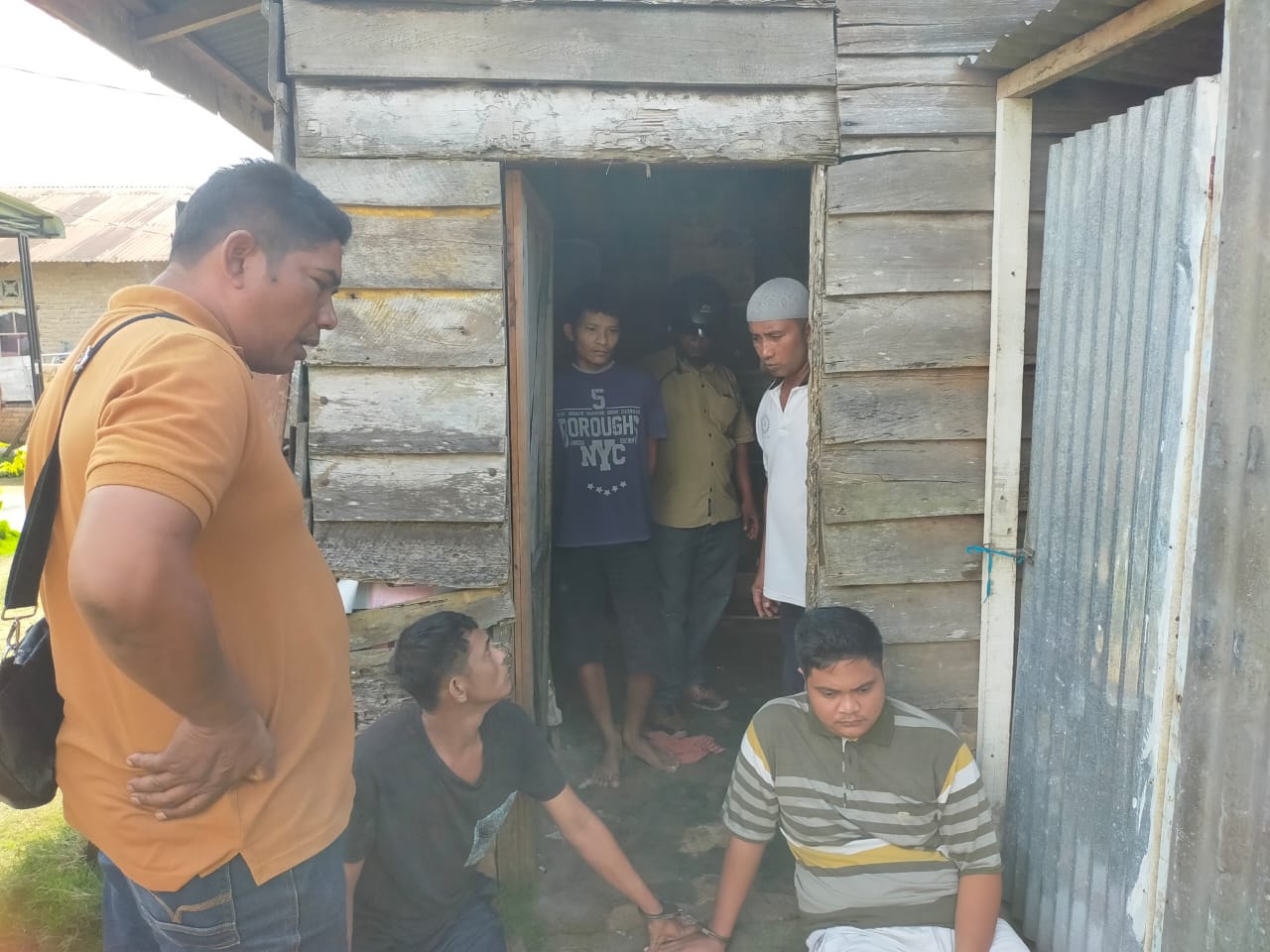 Polsek Dolok Masihul Amankan 3 Tersangka Pengedar Sabu