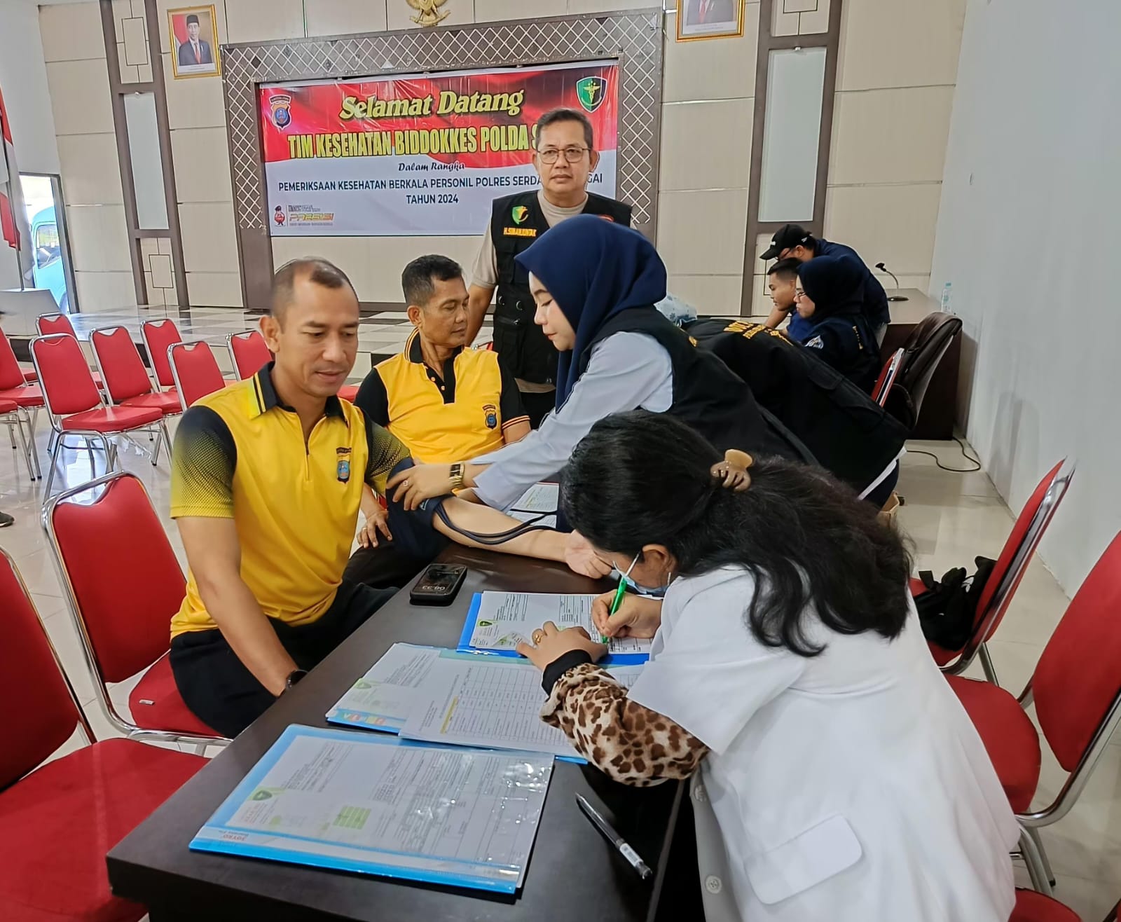 Polres Sergai Gelar Rikkes Personel