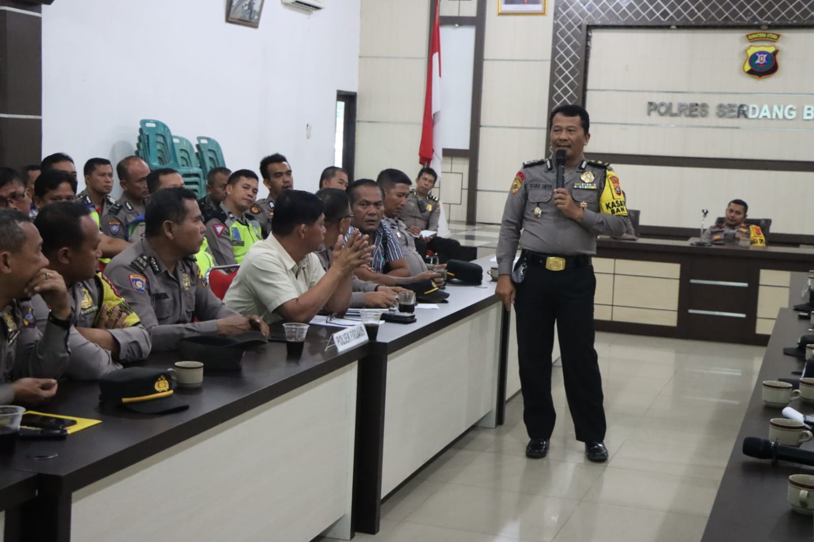 Polres Sergai Gelar Rapat Anev Pengamanan TPS
