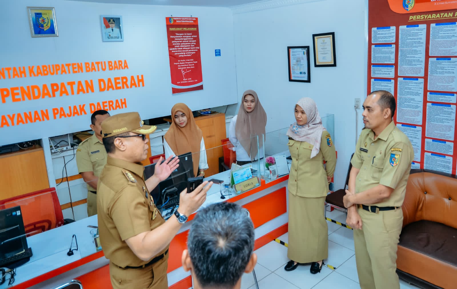 Pj Bupati Batu Bara Tegaskan Jangan Ada Pungli di Bapenda