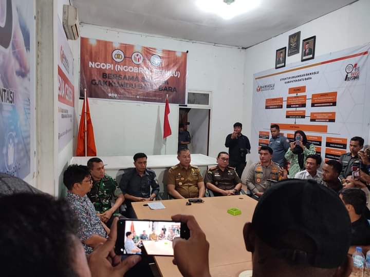 Kasus Video Suara Rekaman Forkopimda Dukung Capres 02 Dihentikan, Bawaslu Batubara: Tidak Ditemukan Unsur Pidana!