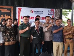 Ketua Panwascam Tanjung Beringin Lantik 125 Pengawas TPS