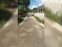 Setelah Beberapa Bulan Usai Dibangun, Jalan Rabat Beton di Simpang Inpres Asahan Kembali Rusak