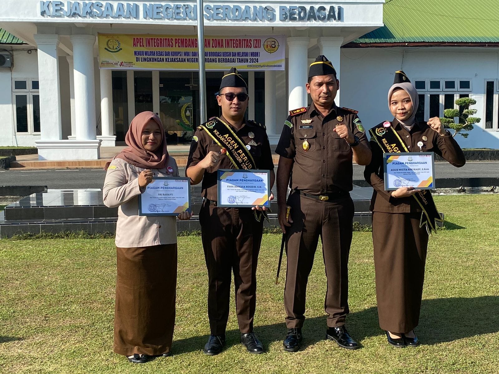 Kejari Sergai Laksanakan Apel Integritas Pembangunan ZI