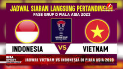 Jadwal Vietnam Vs Indonesia di Piala Asia 2023