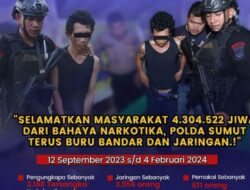 Selamatkan Masyarakat 4.304.522 Jiwa dari Bahaya Narkotika, Polda Sumut Terus Buru Bandar dan Jaringan!