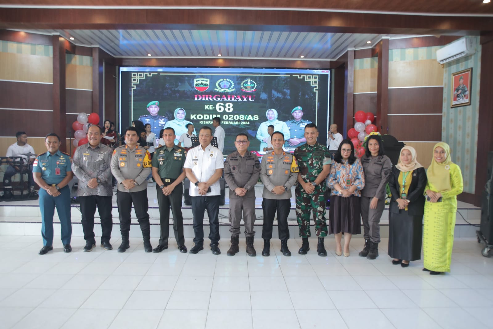 Kodim 0208/Asahan Laksanakan Perayaan HUT Ke-68 